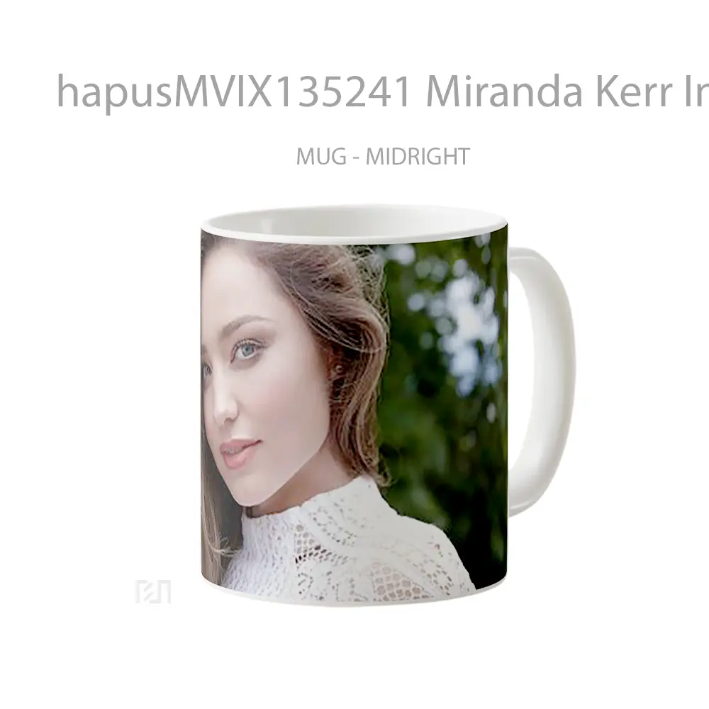 Mug Miranda Kerr In A Garden Gelas Pemandangan Alam - All-side / Desain
