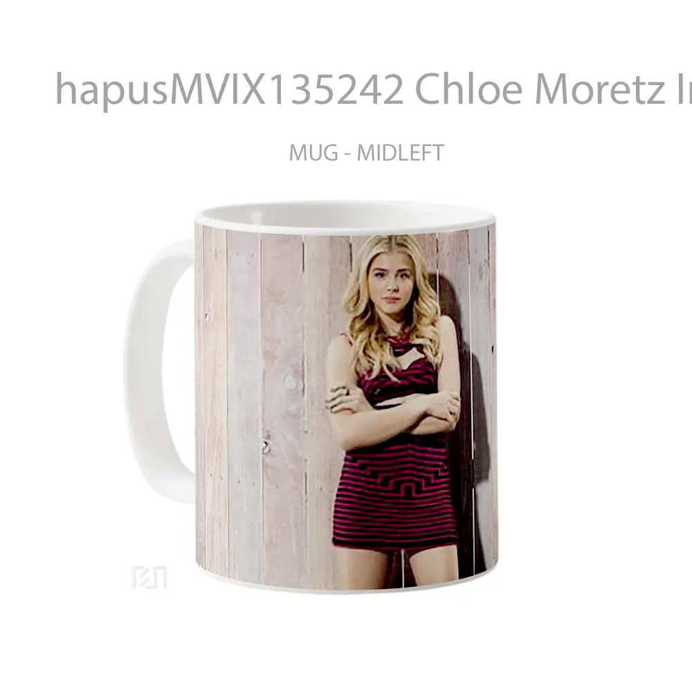 Mug Chloe Moretz In Buenos Vecinos 2 Gelas Keramik Unik - All-side / Desain