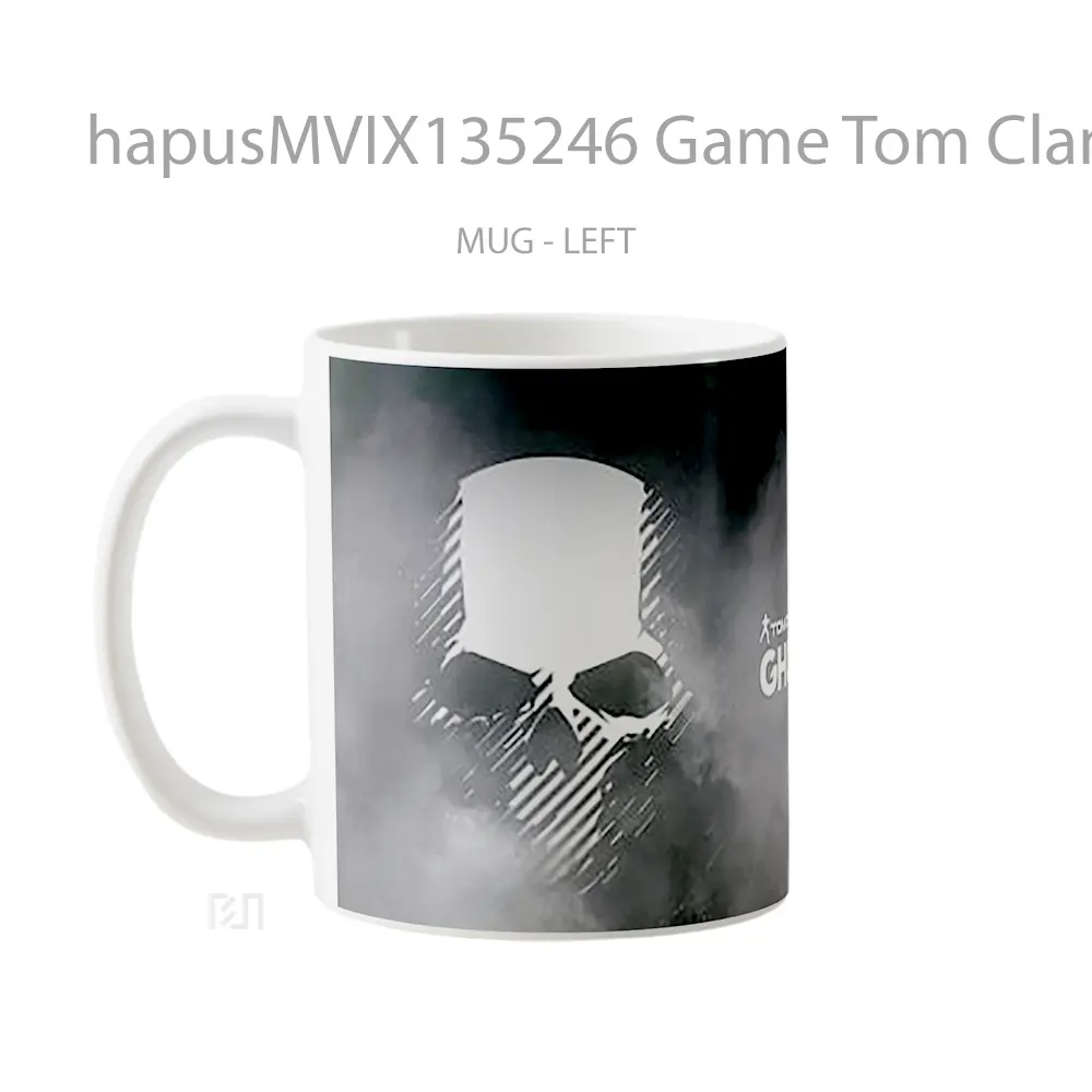 Mug Game Tom Clancys Ghost Recon Cangkir Gamer - All-side / Desain