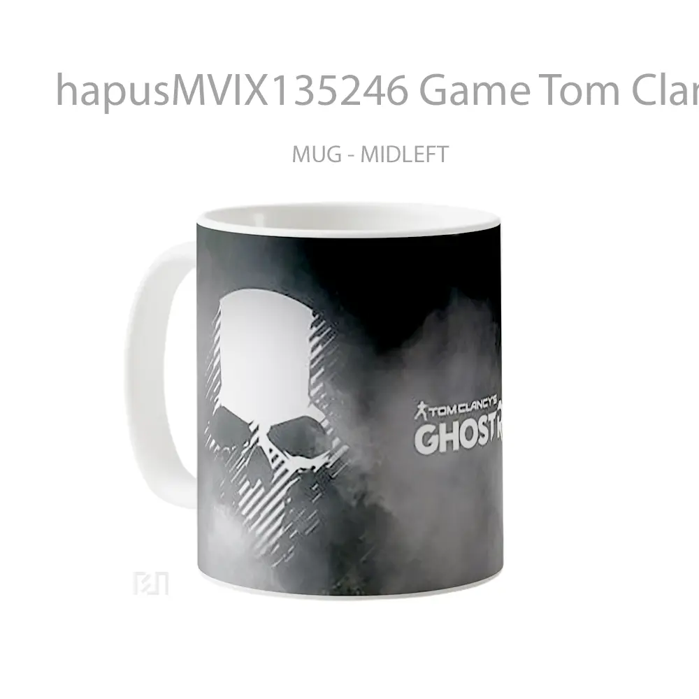 Mug Game Tom Clancys Ghost Recon Cangkir Gamer - All-side / Desain