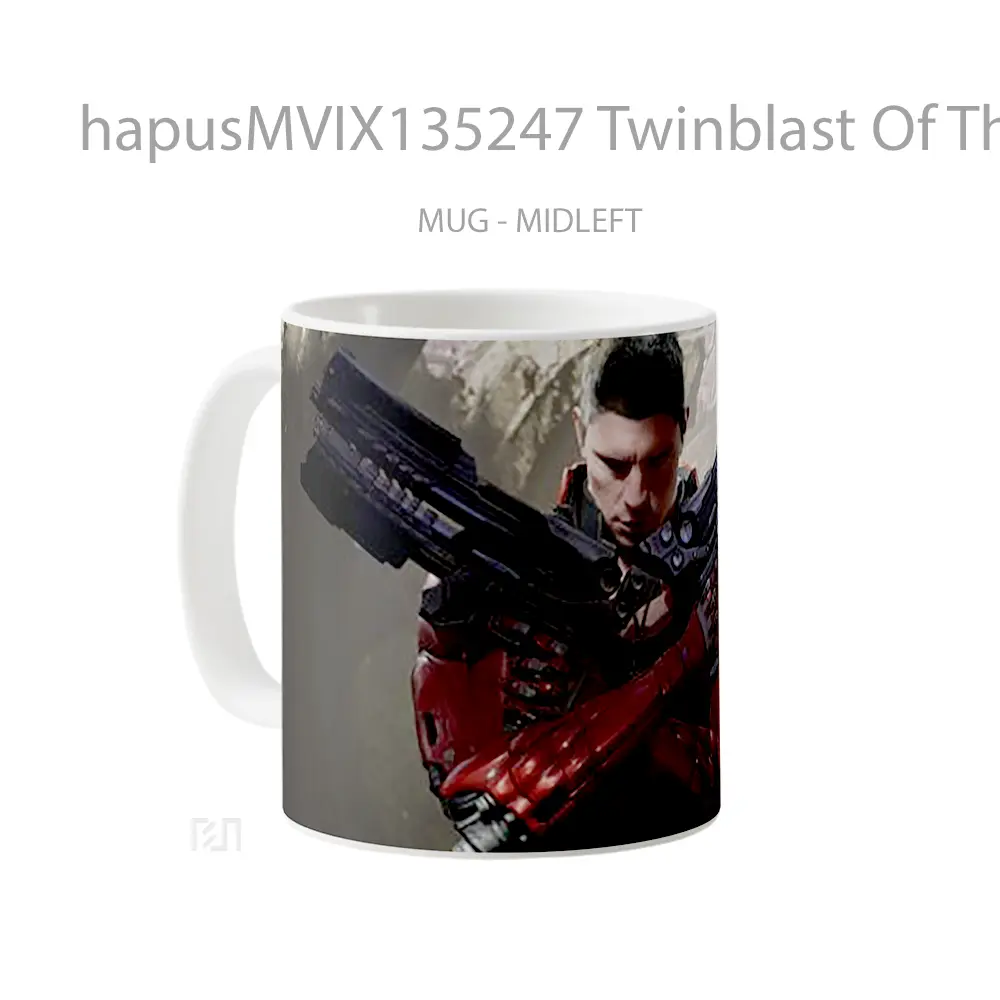 Mug Twinblast Of The Game Paragon Cangkir Gamer - All-side / Desain