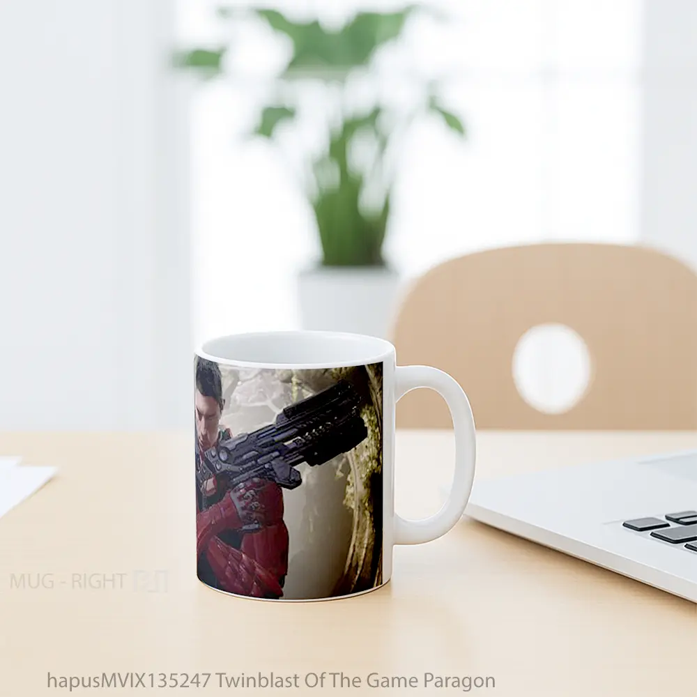 Mug Twinblast Of The Game Paragon Cangkir Gamer - All-side / Desain