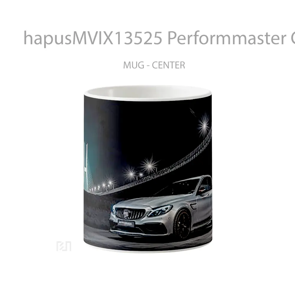 Mug Performmaster C 63 V8 Final Edition Gelas Keramik Unik