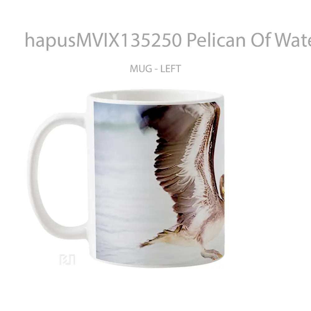 Mug Pelican Of Water Gelas Pemandangan Alam - All-side / Desain