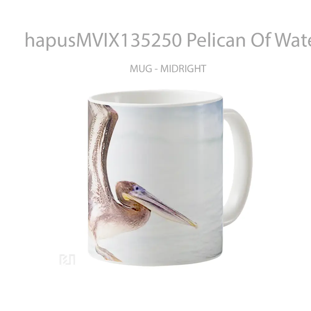 Mug Pelican Of Water Gelas Pemandangan Alam - All-side / Desain