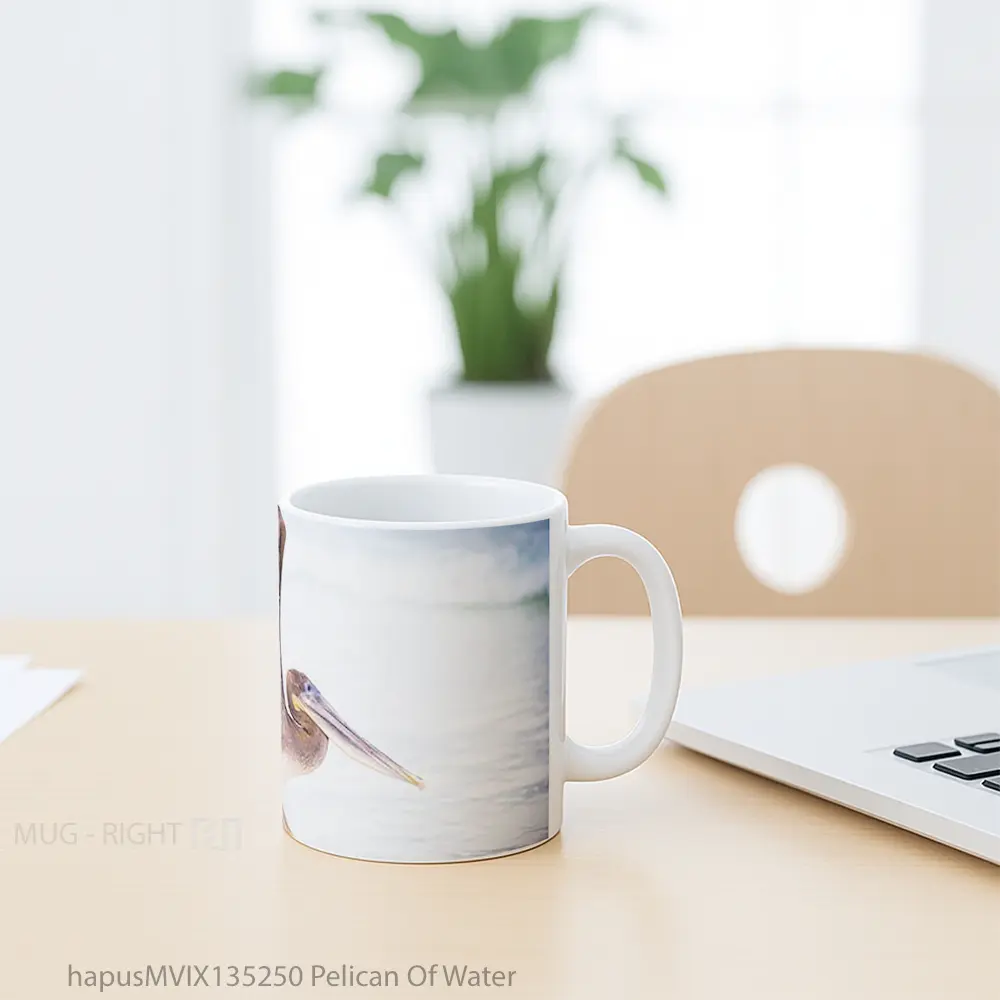 Mug Pelican Of Water Gelas Pemandangan Alam - All-side / Desain