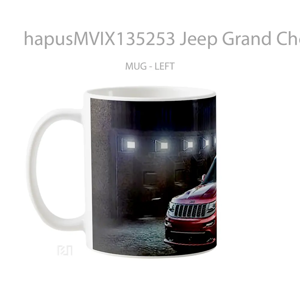 Mug Jeep Grand Cherokee Srt Cangkir Mobil - All-side / Desain