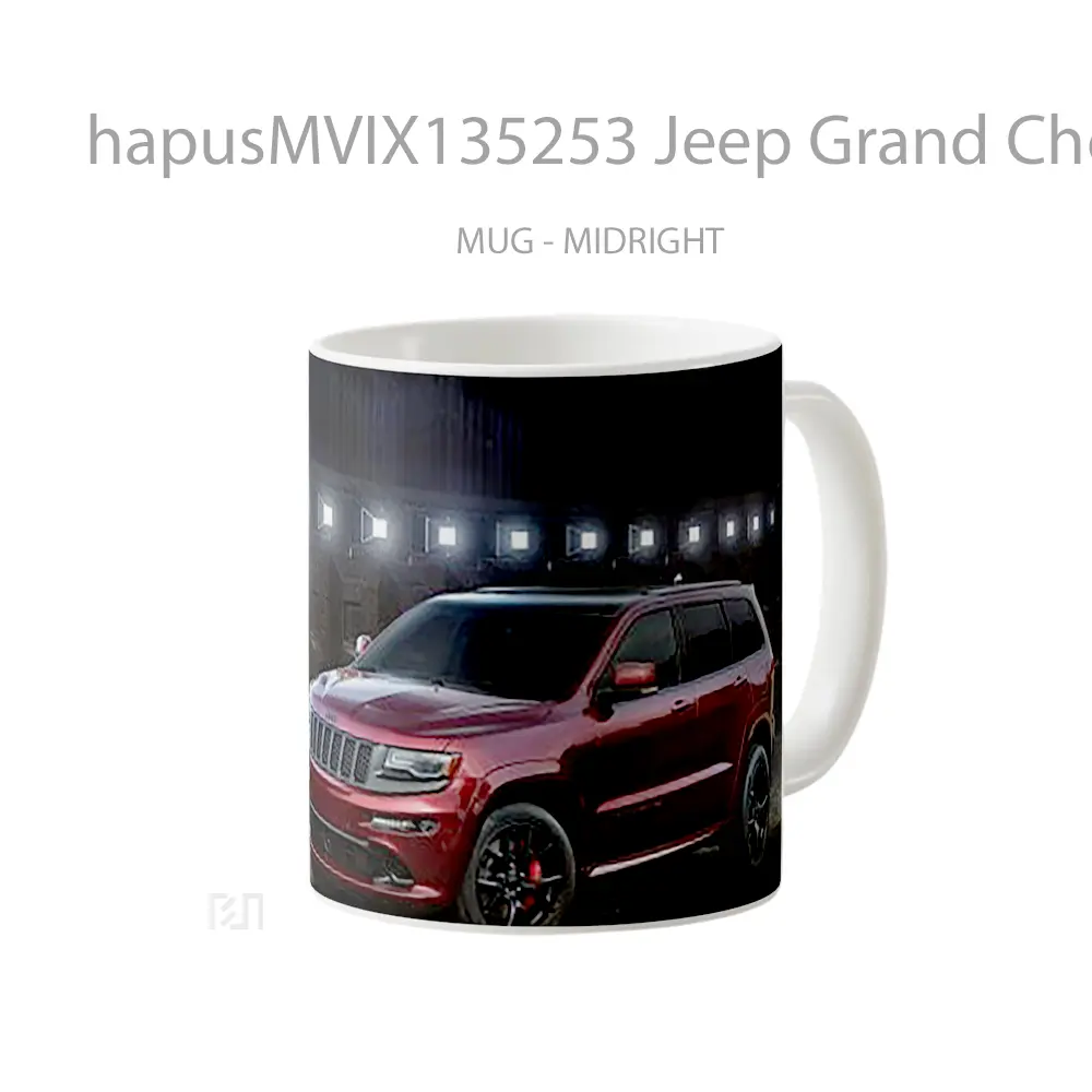 Mug Jeep Grand Cherokee Srt Cangkir Mobil - All-side / Desain