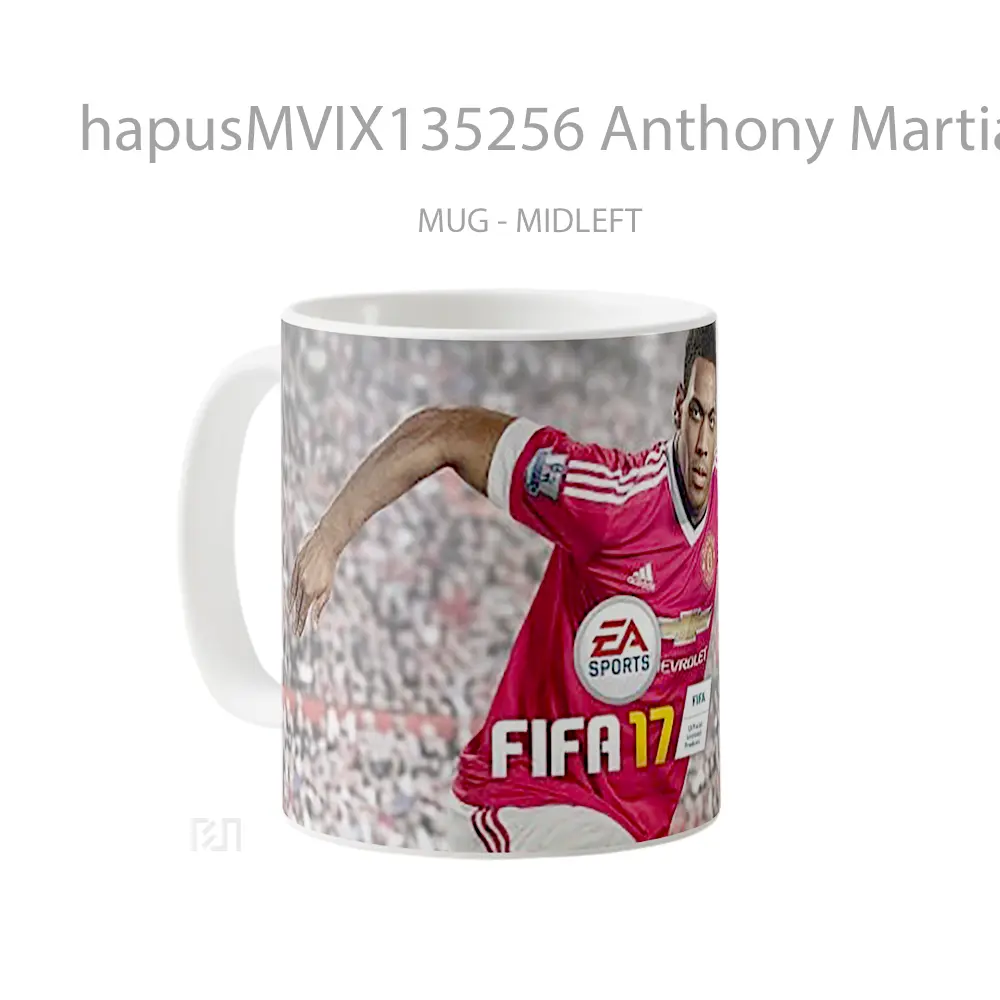 Mug Anthony Martial In Fifa 17 Gelas Keramik Unik - All-side / Desain