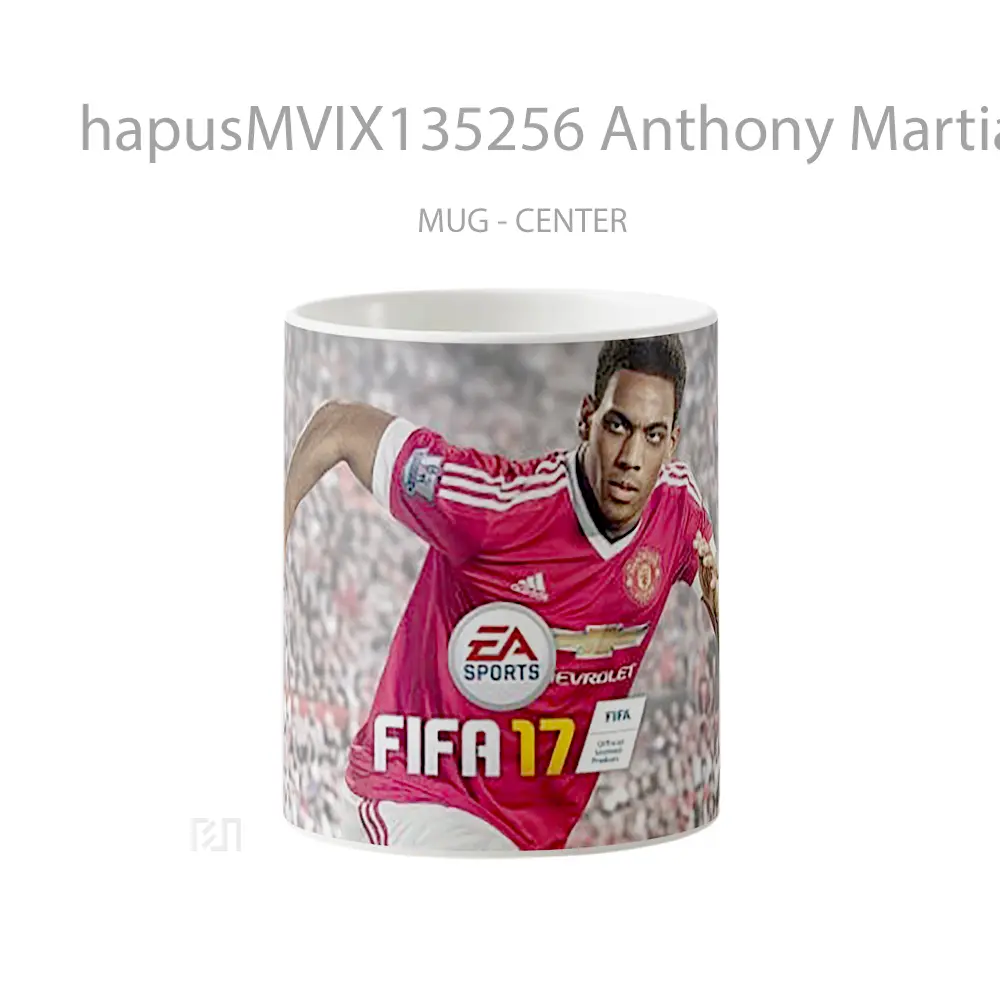 Mug Anthony Martial In Fifa 17 Gelas Keramik Unik