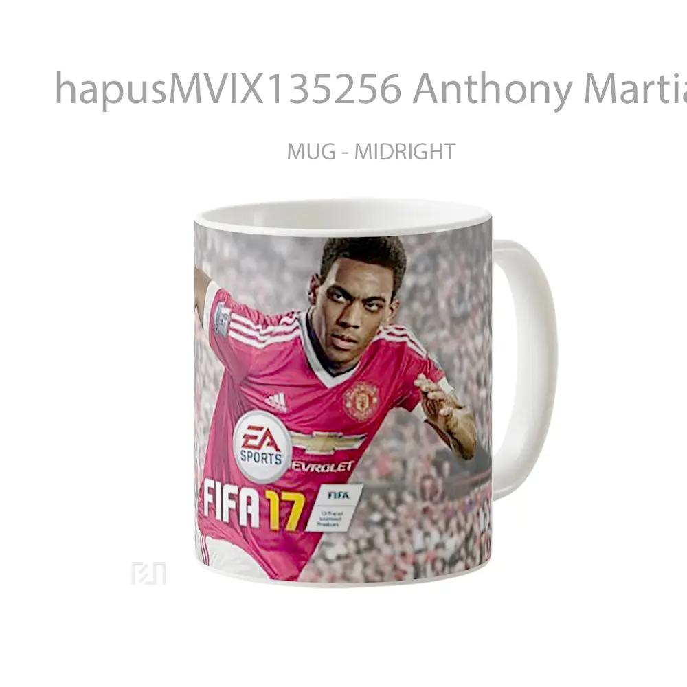 Mug Anthony Martial In Fifa 17 Gelas Keramik Unik - All-side / Desain