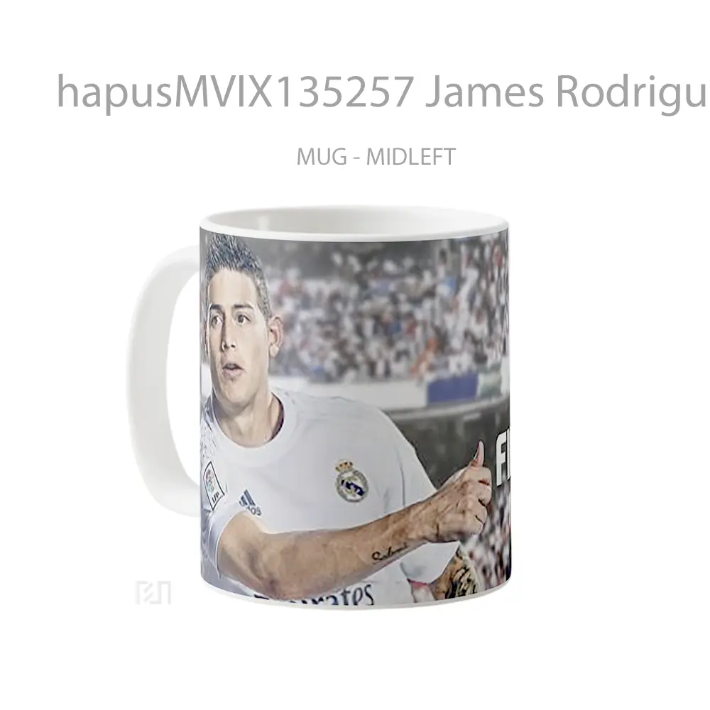 Mug James Rodriguez In Fifa 17 Gelas Keramik Unik - All-side / Desain
