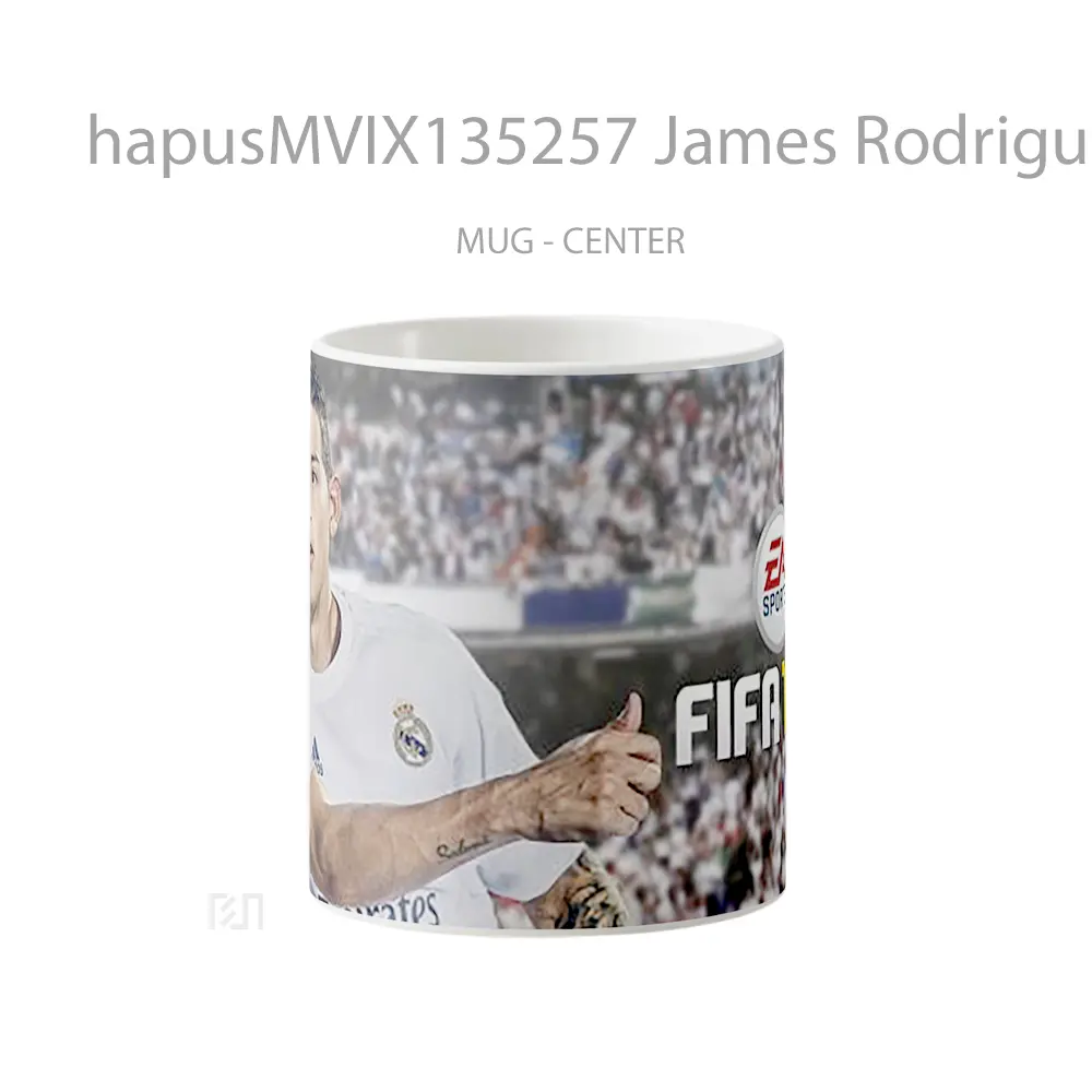 Mug James Rodriguez In Fifa 17 Gelas Keramik Unik
