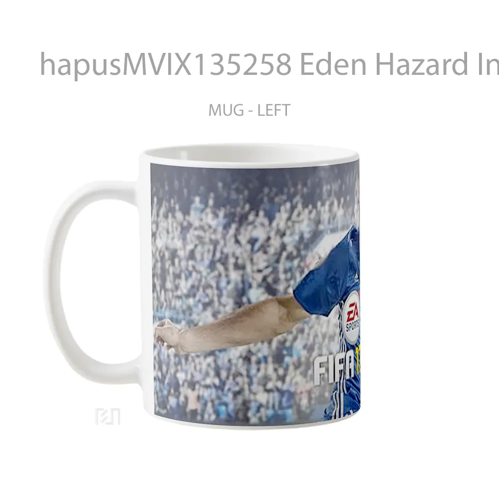 Mug Eden Hazard In Fifa 17 Gelas Keramik Unik - All-side / Desain