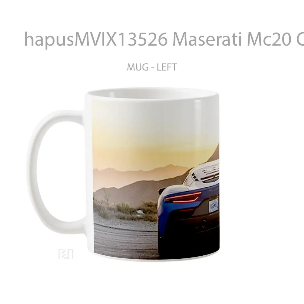 Mug Maserati Mc20 Coup Rear Gelas Keramik Unik - All-side / Desain