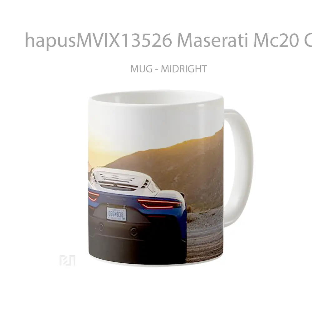 Mug Maserati Mc20 Coup Rear Gelas Keramik Unik - All-side / Desain