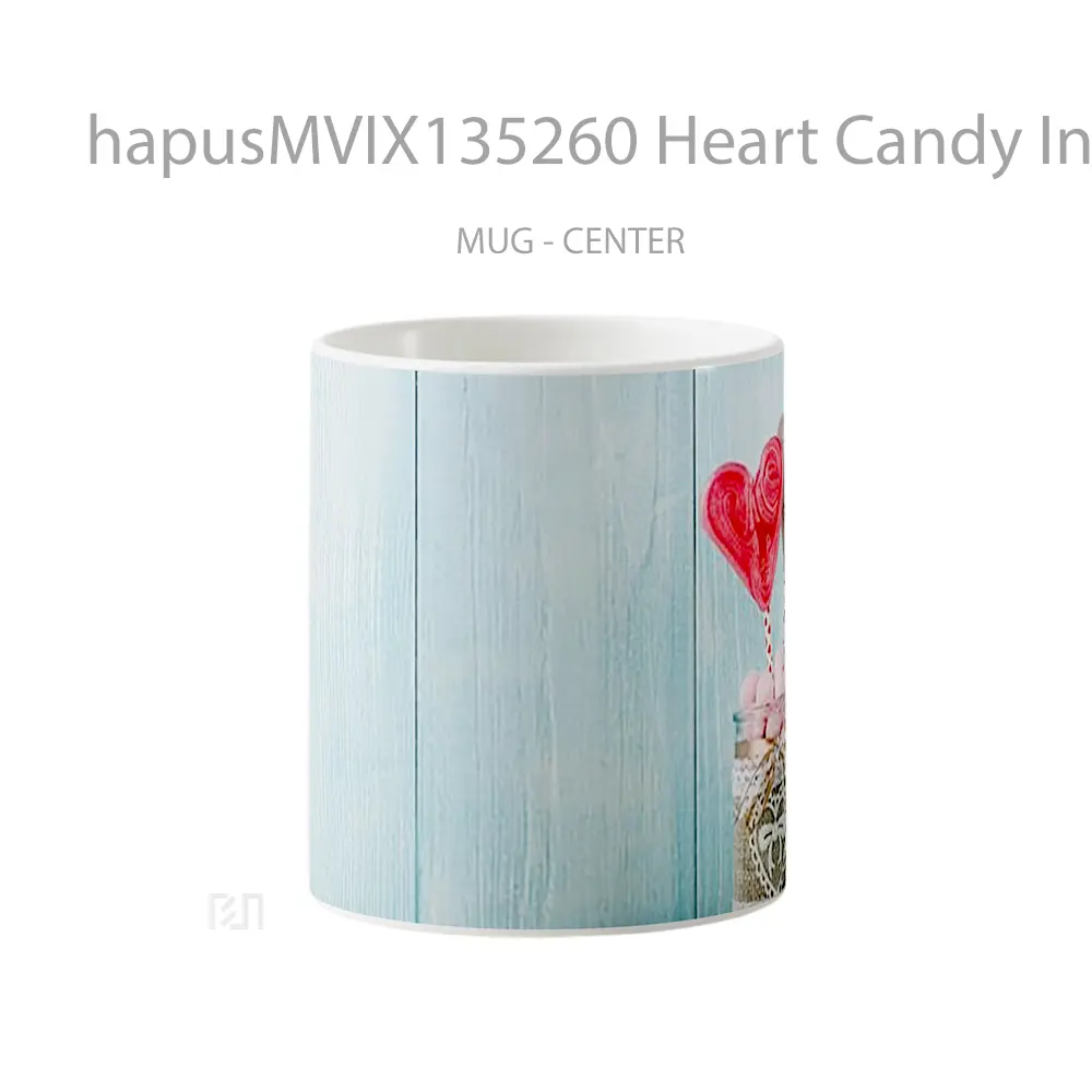 Mug Heart Candy In A Jar Gelas Keramik Unik