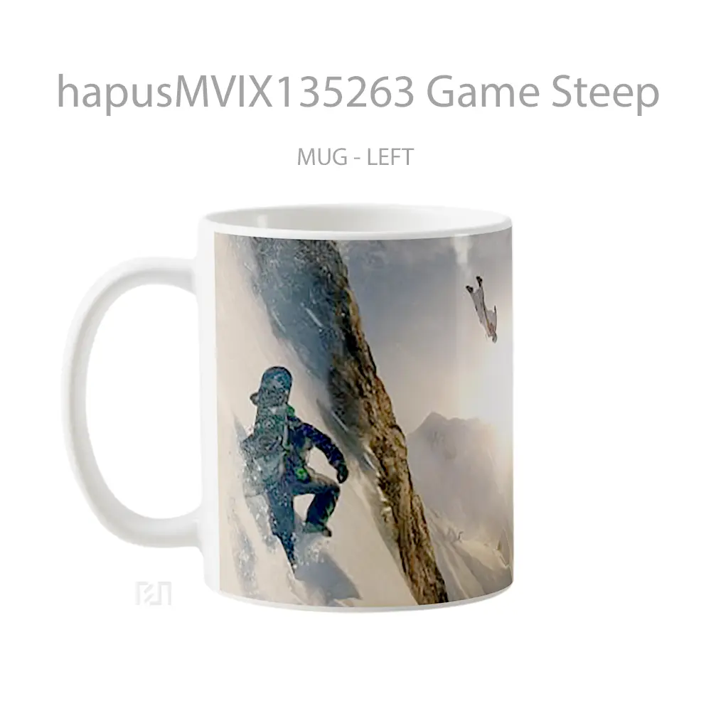 Mug Game Steep Cangkir Gamer - All-side / Desain