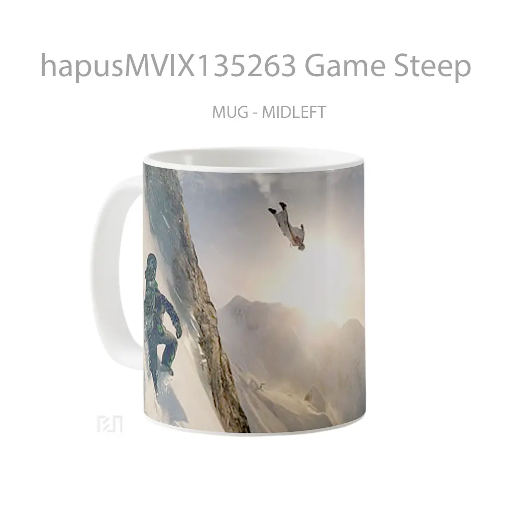 Mug Game Steep Cangkir Gamer - All-side / Desain
