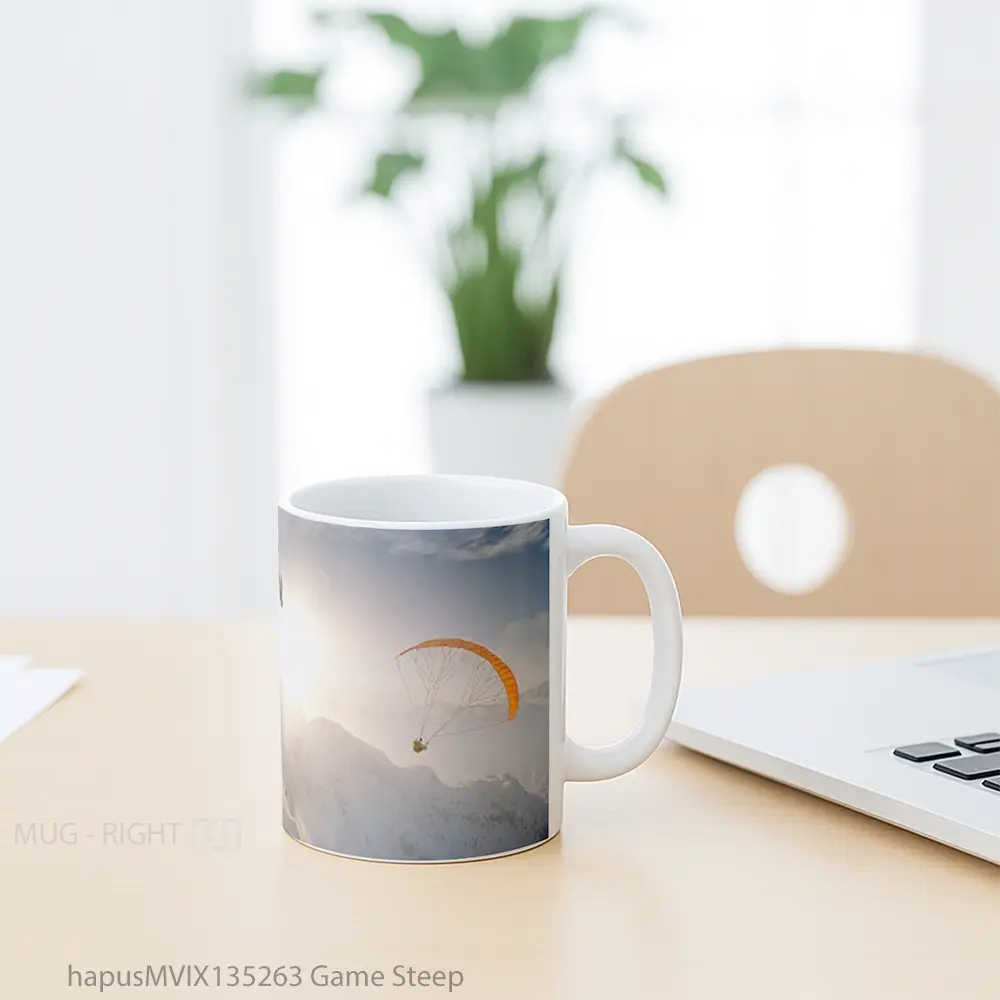 Mug Game Steep Cangkir Gamer - All-side / Desain