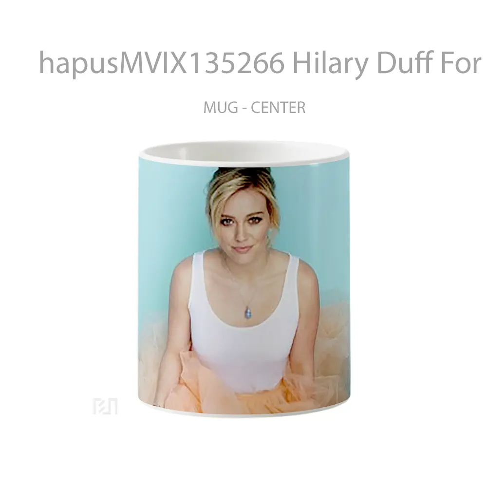 Mug Hilary Duff For Redbook Magazine Gelas Keramik Unik