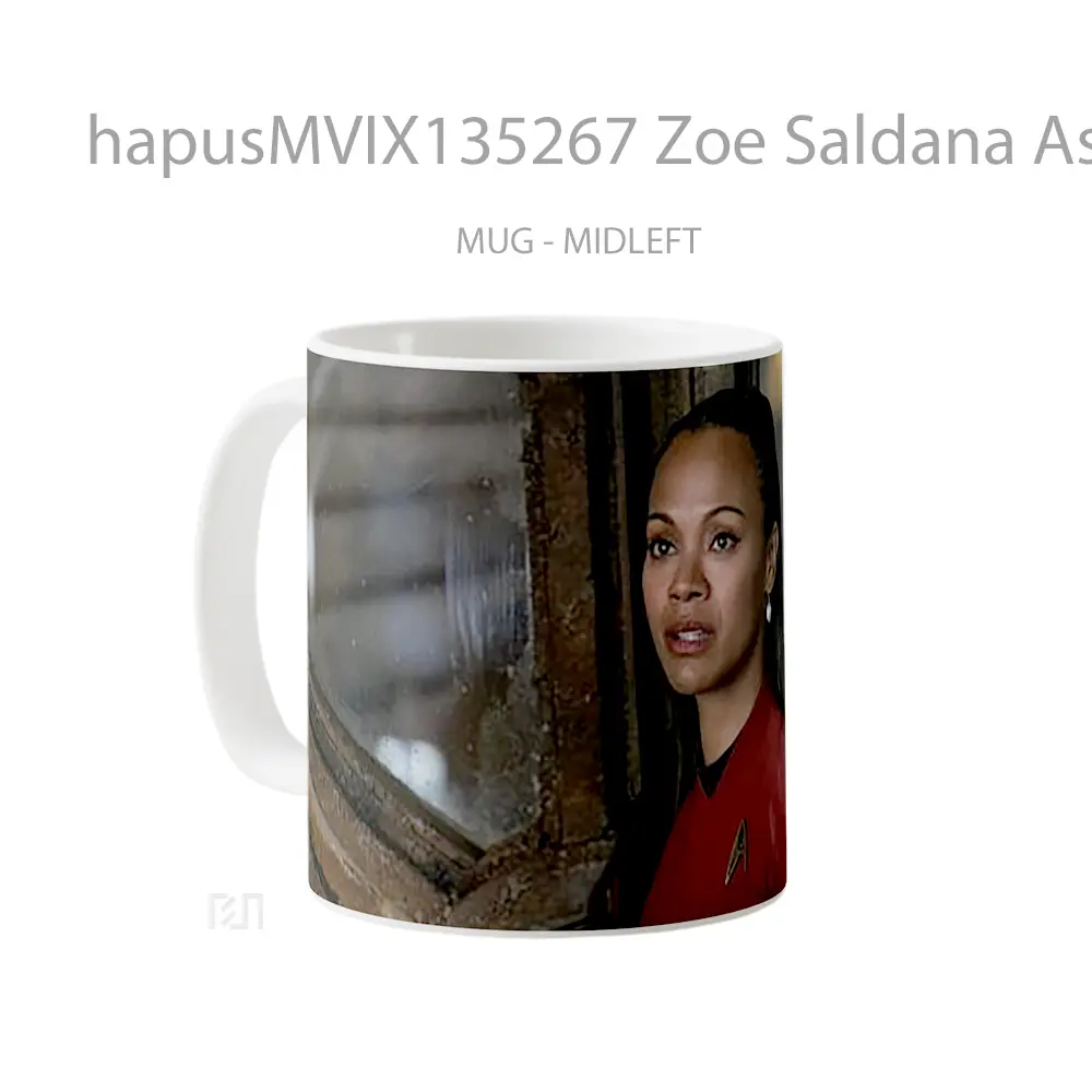 Mug Zoe Saldana As Nyota Uhura Gelas Keramik Unik - All-side / Desain