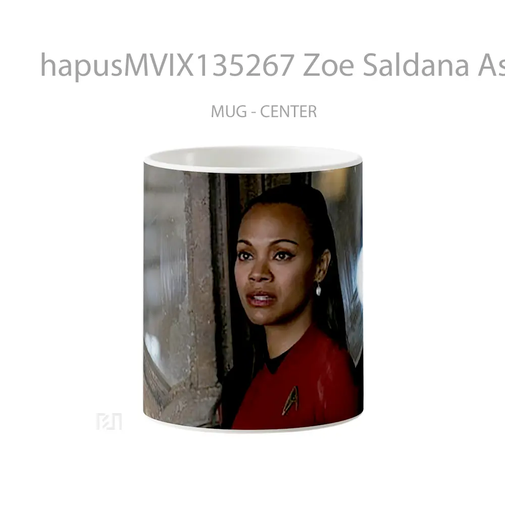 Mug Zoe Saldana As Nyota Uhura Gelas Keramik Unik
