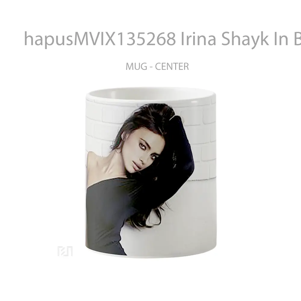 Mug Irina Shayk In Black Dress Gelas Keramik Unik