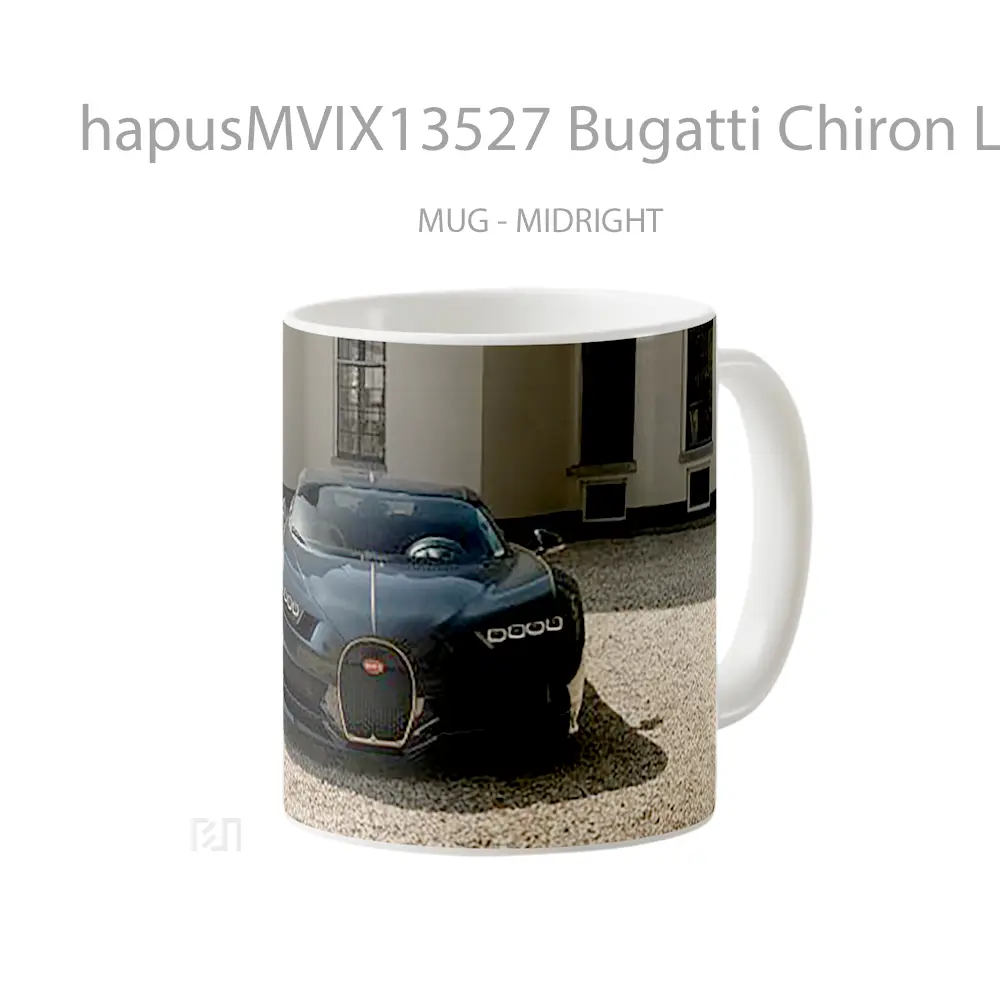Mug Bugatti Chiron Lebe Cangkir Mobil - All-side / Desain