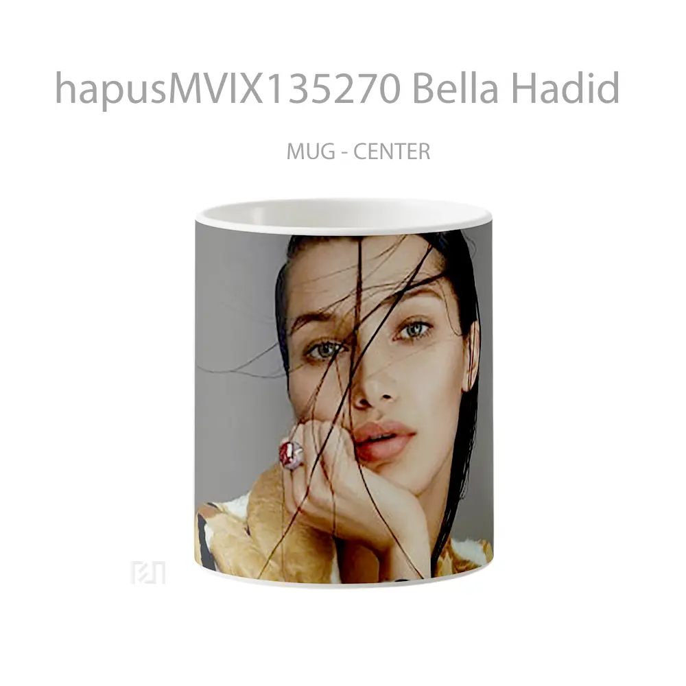 Mug Bella Hadid Gelas Keramik Unik