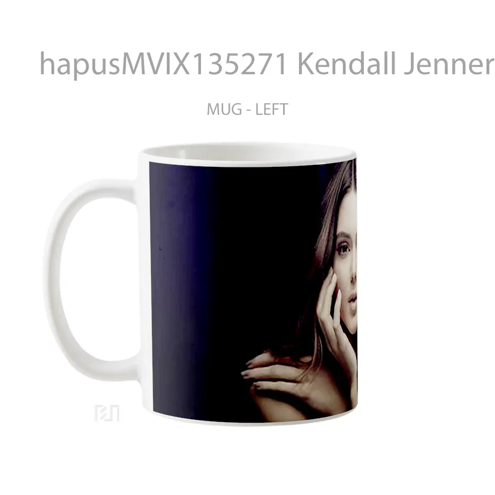 Mug Kendall Jenner V2 Gelas Selebriti - All-side / Desain