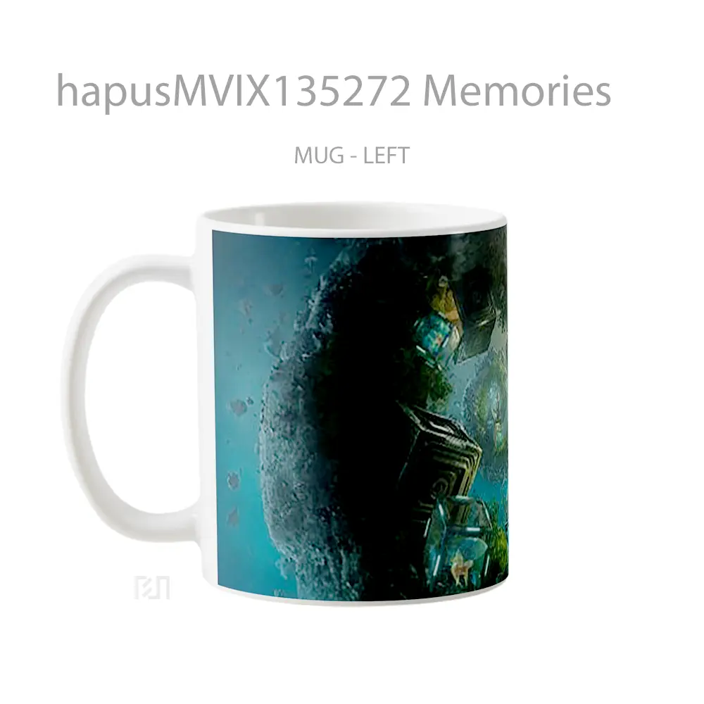 Mug Memories Gelas Keramik Unik - All-side / Desain
