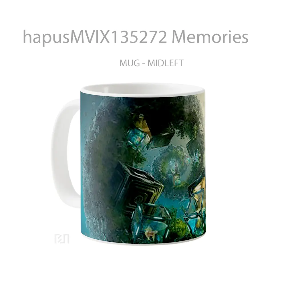 Mug Memories Gelas Keramik Unik - All-side / Desain