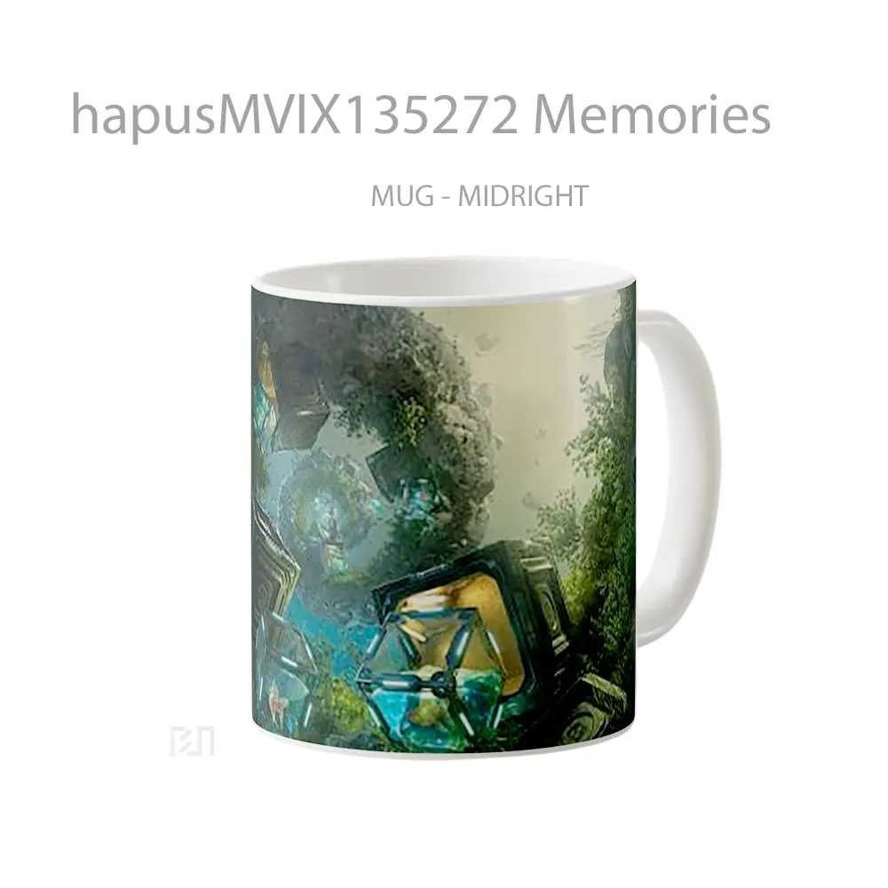 Mug Memories Gelas Keramik Unik - All-side / Desain