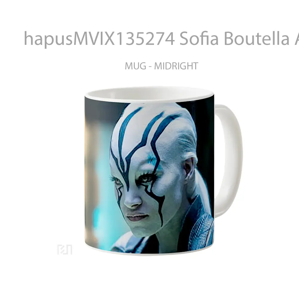 Mug Sofia Boutella As Jaylah In Star Trek Gelas Astronomi - All-side / Desain