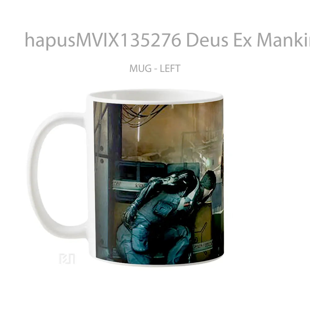 Mug Deus Ex Mankind Divided Gelas Keramik Unik - All-side / Desain