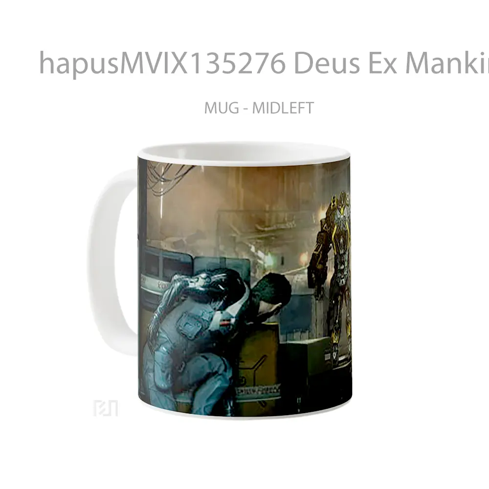 Mug Deus Ex Mankind Divided Gelas Keramik Unik - All-side / Desain