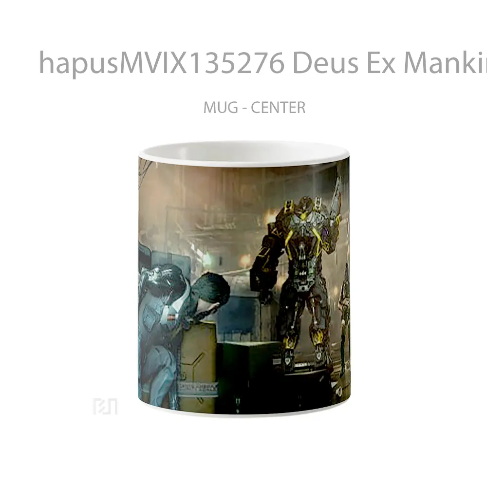 Mug Deus Ex Mankind Divided Gelas Keramik Unik
