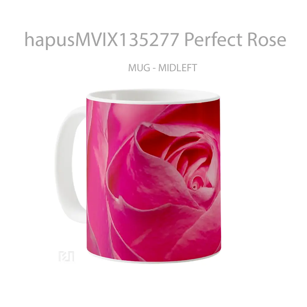 Mug Perfect Rose Gelas Keramik Unik - All-side / Desain