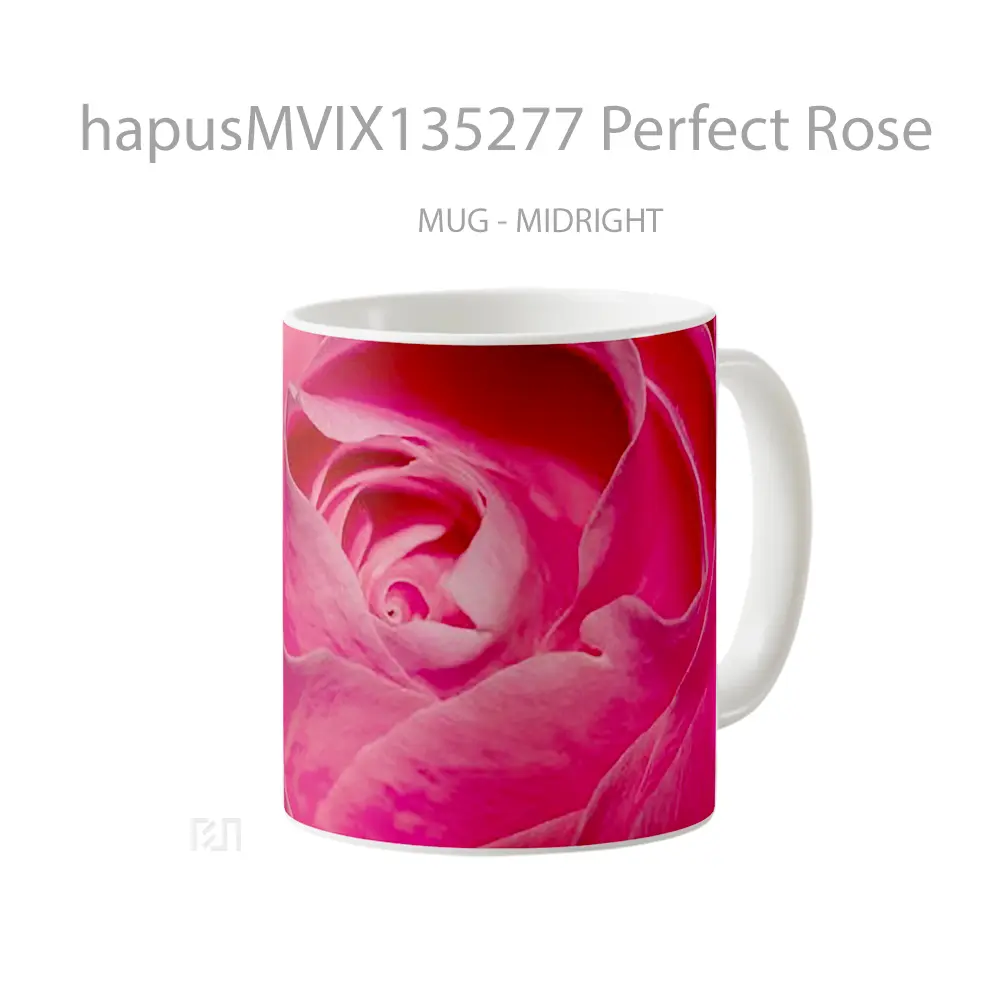 Mug Perfect Rose Gelas Keramik Unik - All-side / Desain