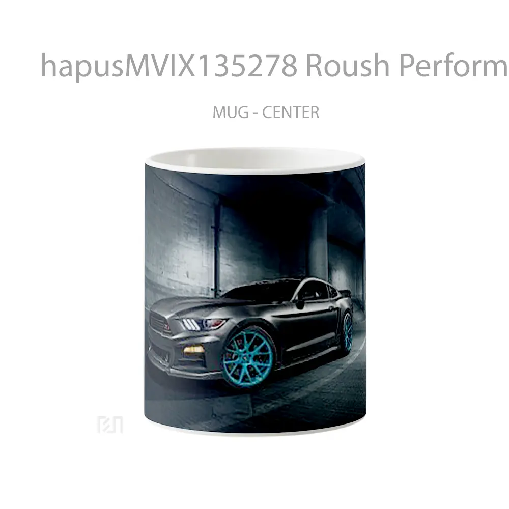 Mug Roush Performance Mustang Vossen Wheels Cangkir Mobil