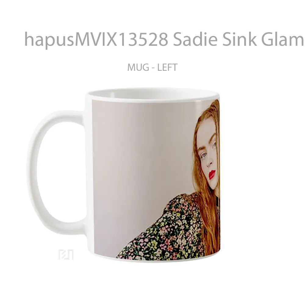 Mug Sadie Sink Glamour Uk Gelas Keramik Unik - All-side / Desain