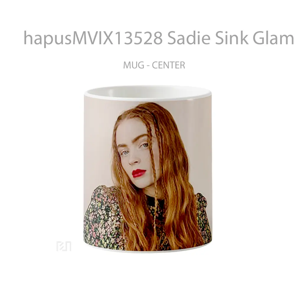 Mug Sadie Sink Glamour Uk Gelas Keramik Unik