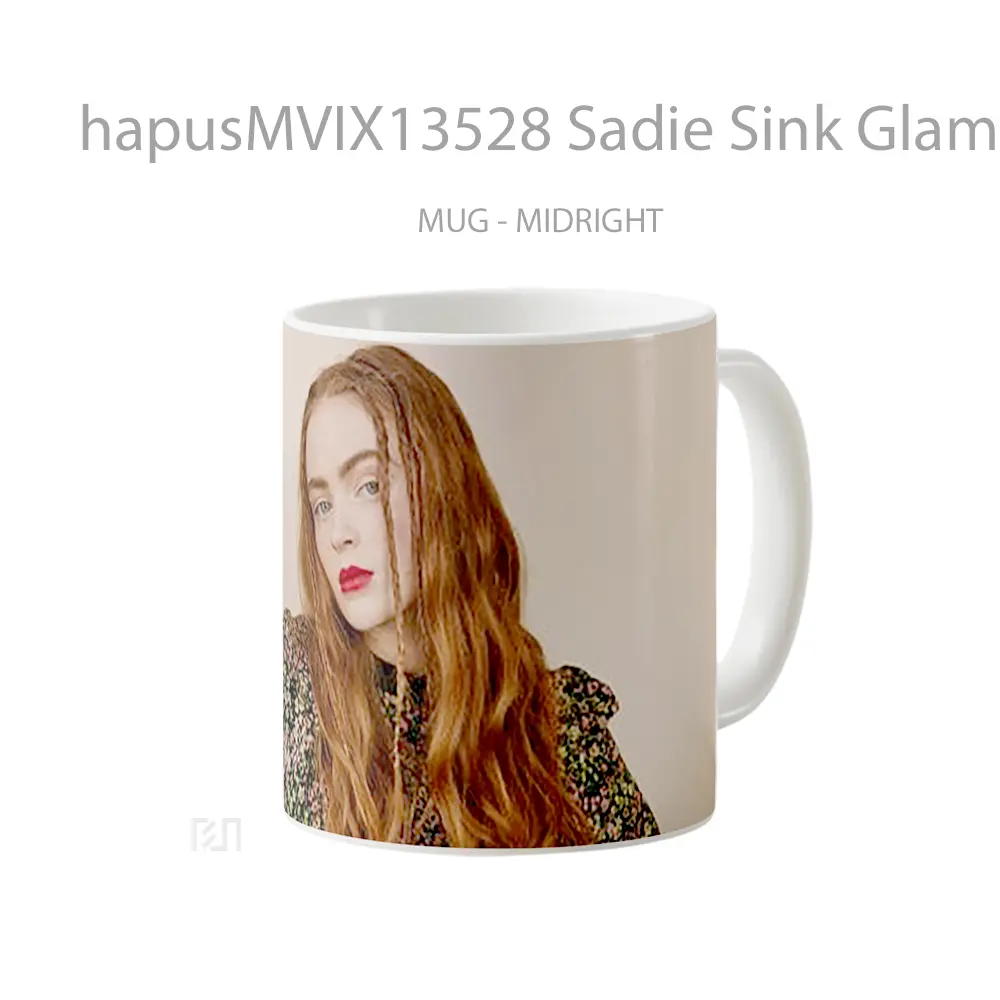 Mug Sadie Sink Glamour Uk Gelas Keramik Unik - All-side / Desain