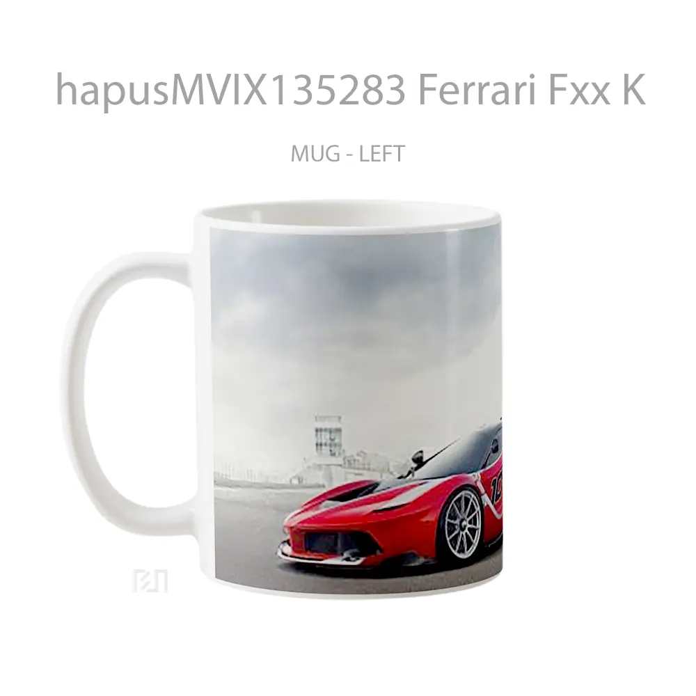 Mug Ferrari Fxx K Cangkir Mobil - All-side / Desain