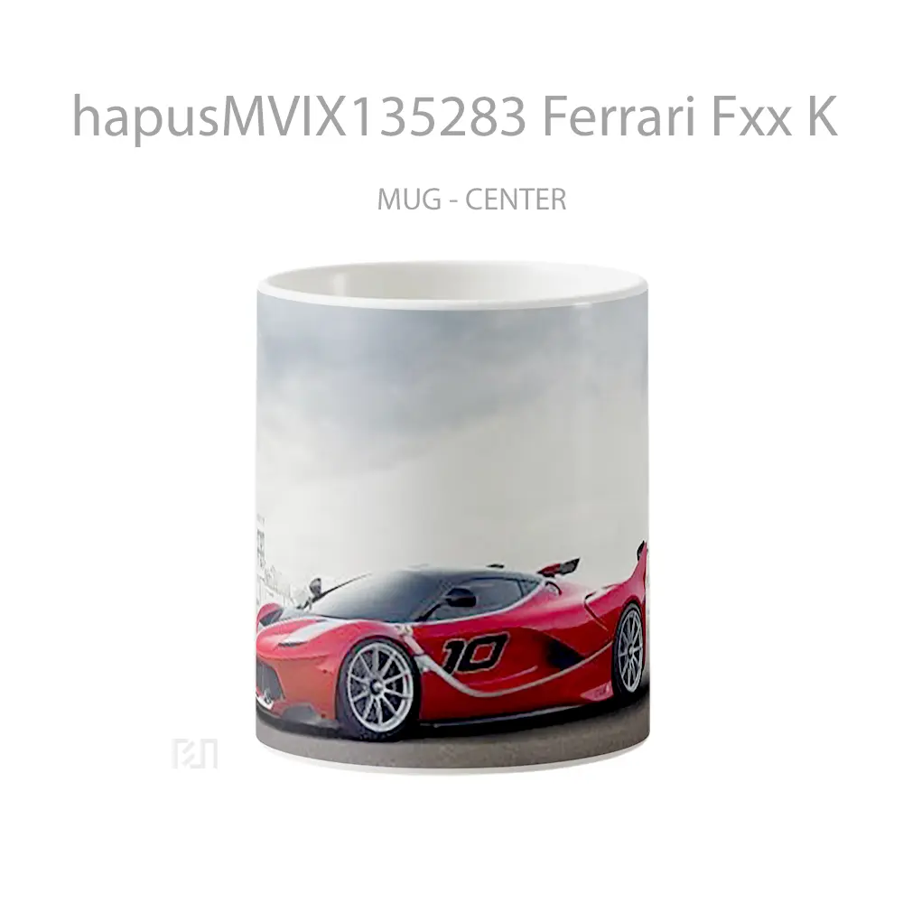 Mug Ferrari Fxx K Cangkir Mobil