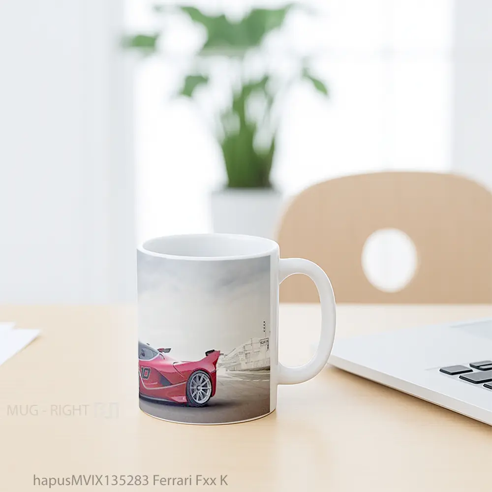 Mug Ferrari Fxx K Cangkir Mobil - All-side / Desain