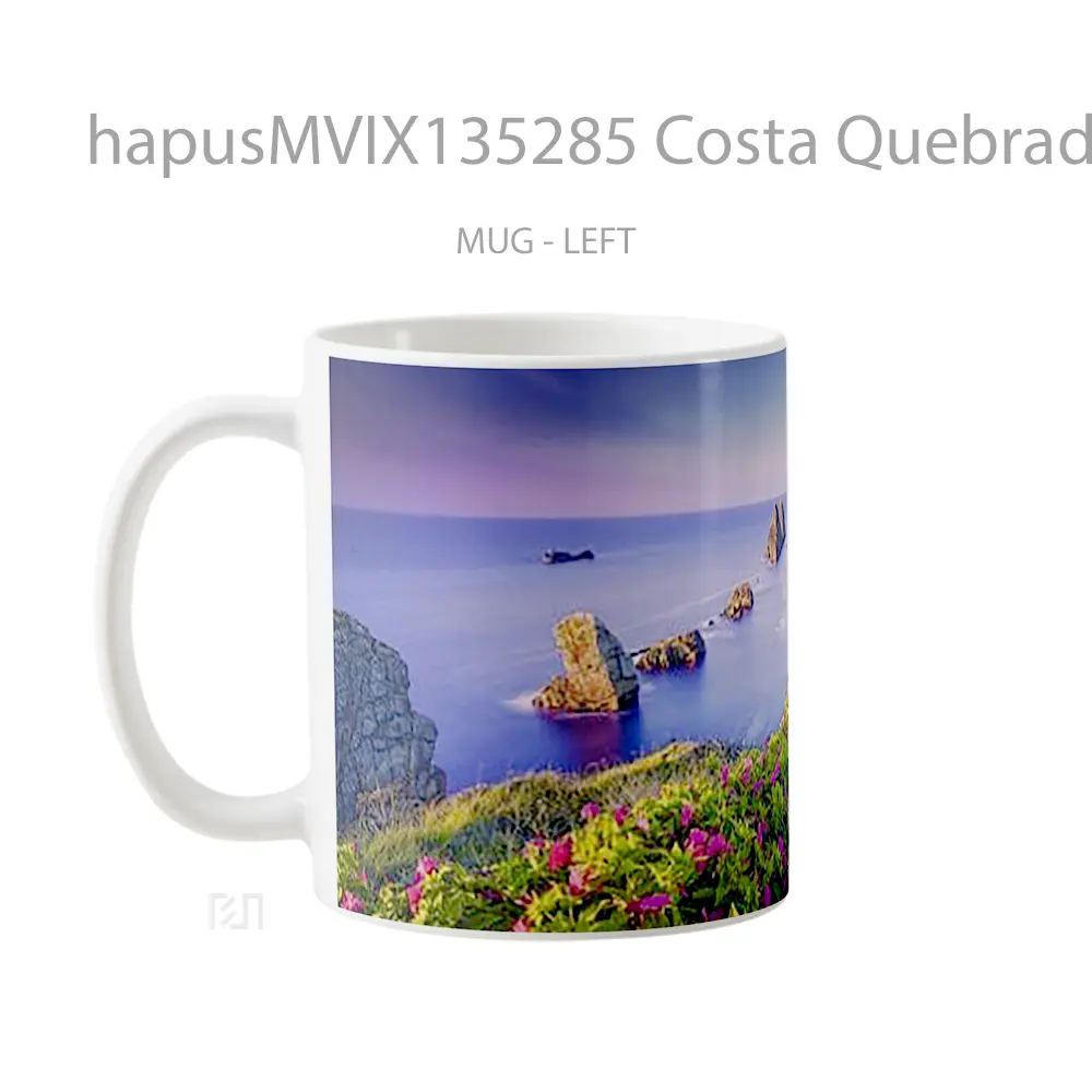 Mug Costa Quebrada Cantabria In Spain Gelas Keramik Unik - All-side / Desain