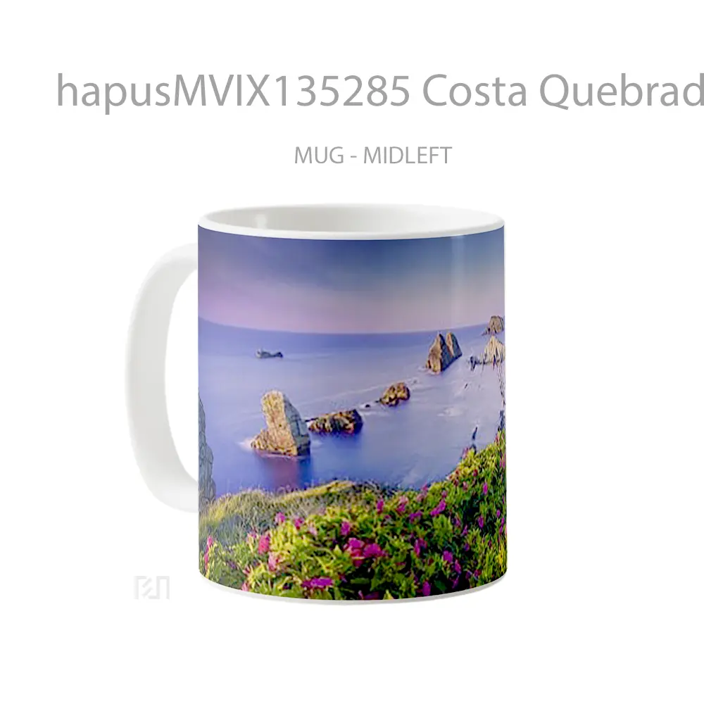 Mug Costa Quebrada Cantabria In Spain Gelas Keramik Unik - All-side / Desain