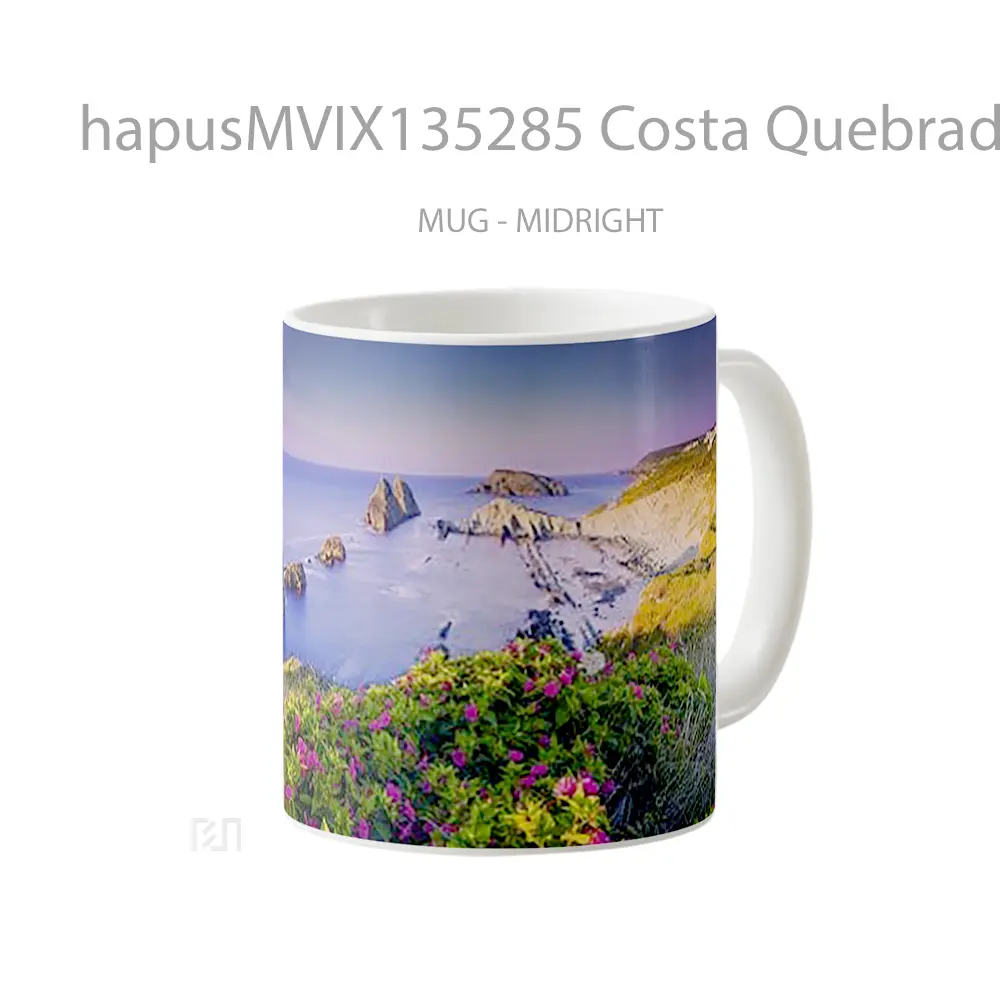 Mug Costa Quebrada Cantabria In Spain Gelas Keramik Unik - All-side / Desain
